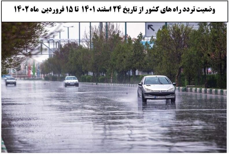 افزایش ۲ درصدی تردد روزانه بین استانی نسبت به هفته گذشته